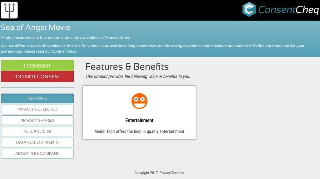 ConsentIQ Consent Management Platform.