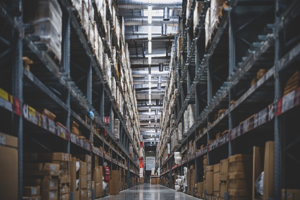 A store room full of inventory.