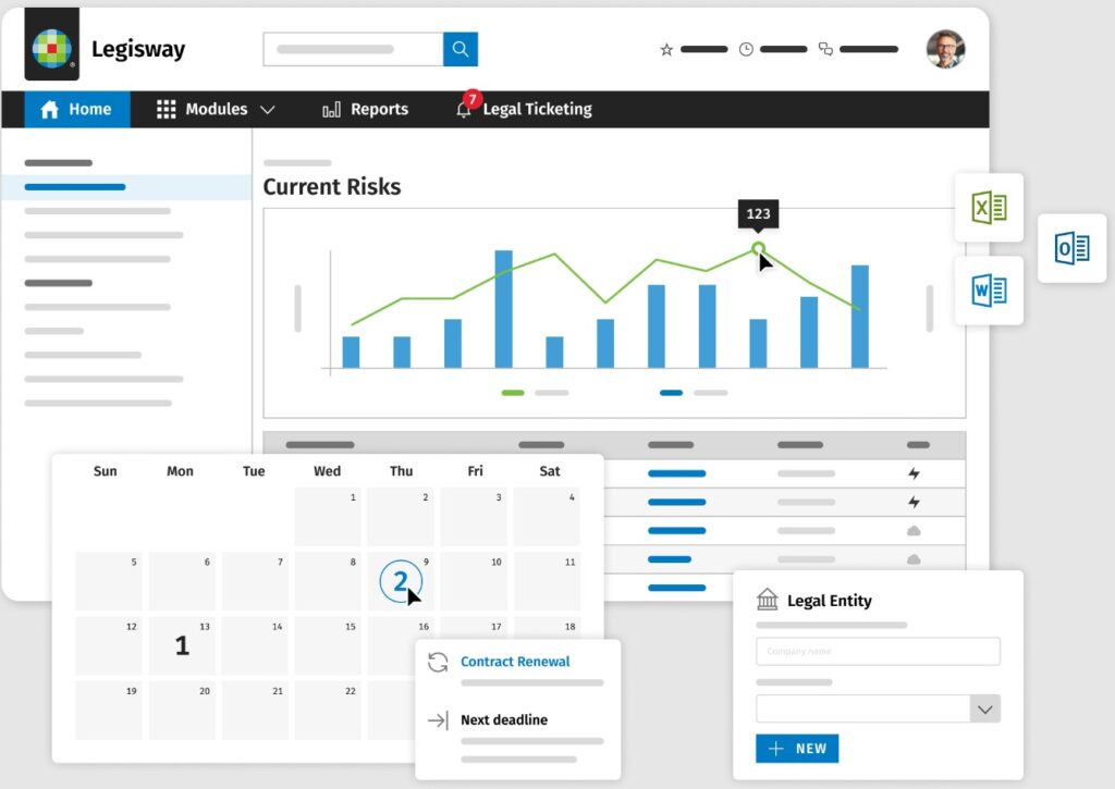Legisway all in one legal compliance product from Wolters Kluwer.