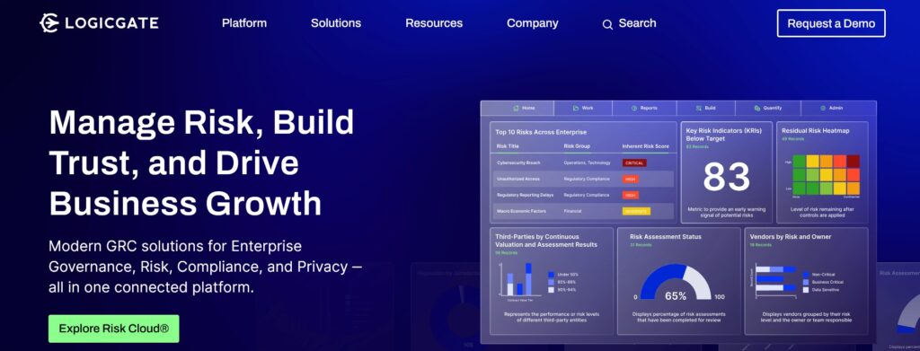 7 LogicGate Competitors and Alternatives for GRC Management.