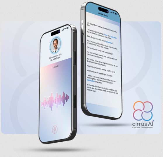 Care Cloud Medical Consultation on a Cell Phone.