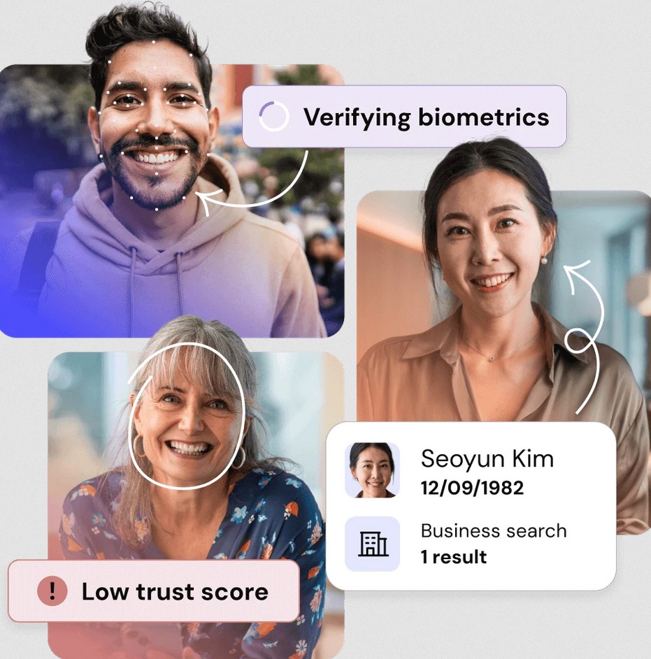 GBG Verifying Biometrics AML tool.
